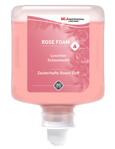 Pianka do mycia rąk o delikatnym zapachu róż SCJ Rose Foam 1l