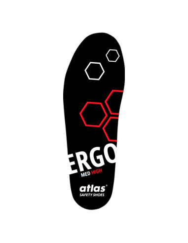 Wkładki Atlas ERGO-MED RED dla osób z nadmierną supinacją stóp