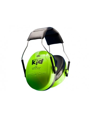 Ochronniki słuchu dla dzieci 3M Peltor Kid zielony neon SNR 27 dB