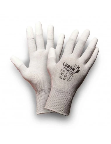 Rękawice ESD z dodatkiem włókna węglowego Lebon GTNC/DE EN16350