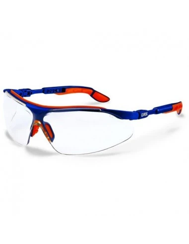 Okulary ochronne regulowane uvex i-vo 9160.065 niebiesko-pomarańczowe