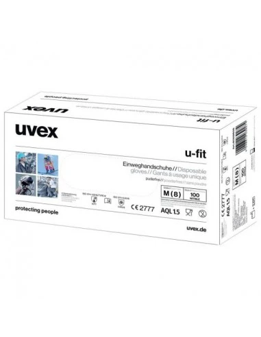 Rękawice diagnostyczne nitrylowe uvex U-FIT 60596 opakowanie 100 szt